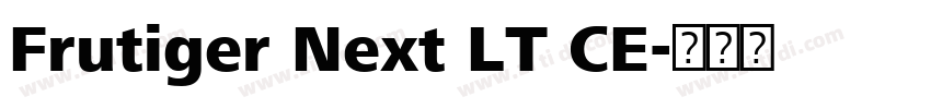 Frutiger Next LT CE字体转换 Frutiger Next LT CE字体转换